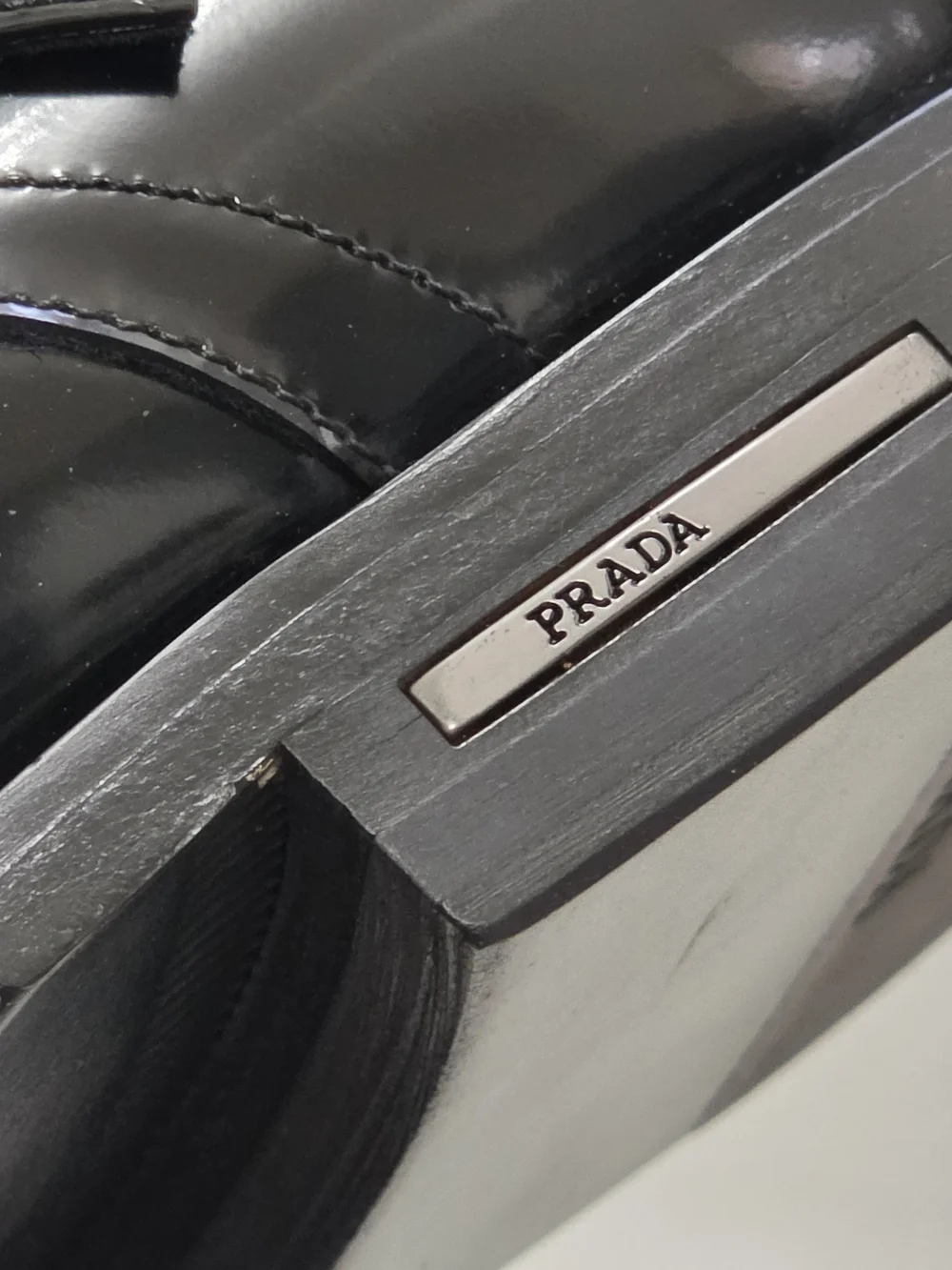 Prada Double Monk Strap Shoes, 9